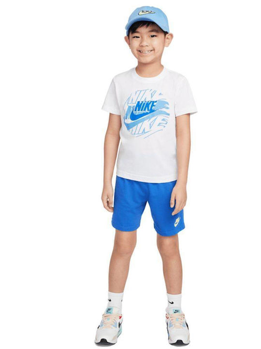 Παιδικό Σετ με Σορτς Καλοκαιρινό 2τμχ Μπλε Sportswear