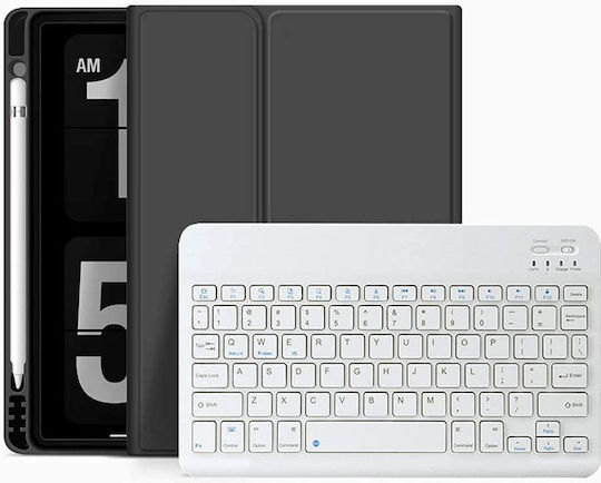 Tech-Protect SC Pen Klappdeckel mit Tastatur im Englisch US Schware (iPad Air 2020/2022) TPSCPIPADAIRB