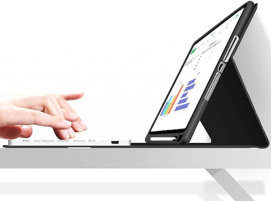 Tech-Protect SC Pen Klappdeckel mit Tastatur im Englisch US Schware (iPad Air 2020/2022) TPSCPIPADAIRB