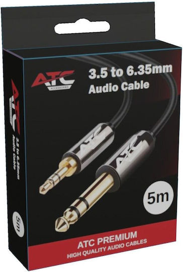 ATC Cable 6.3mm male - 6.3mm male 5m Gold (PRD-000026306)