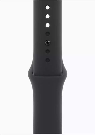 Apple Watch Series 10 Cellular Aluminiu 42mm Waterproof cu eSIM și Palsmograf (Carcasă Aluminiu Negru Jet cu Curea Sport - M/L)