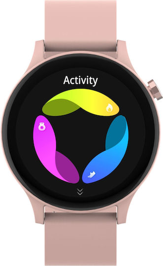 Denver SWC-338 Smartwatch με Παλμογράφο (Ροζ)