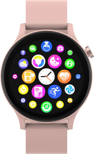Denver SWC-338 Smartwatch με Παλμογράφο (Ροζ)