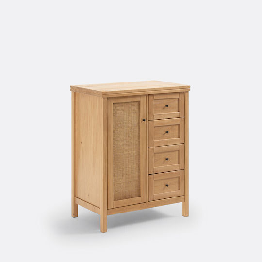 Comoda pentru Dormitor din Lemn Masiv cu 4 sertare 72x45x97buc