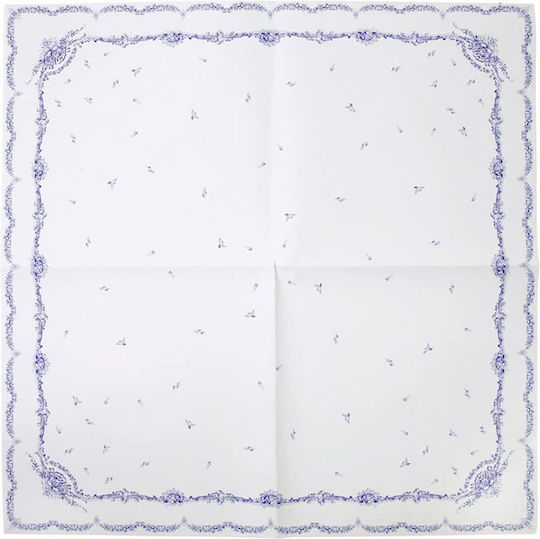 Blue White Tablecover