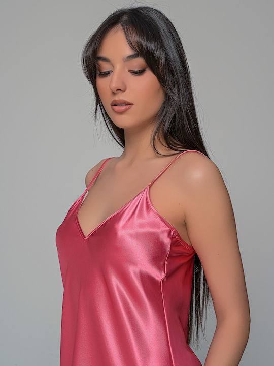 Milena by Paris Summer Satin Babydoll Watermelon