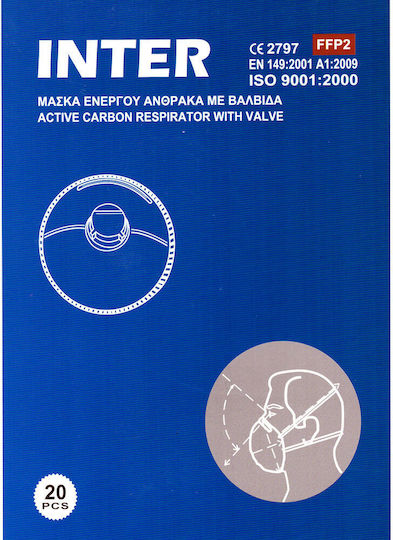 Goizper Μάσκα Προστασίας FFP2 με Βαλβίδα Γκρι 792603 1τμχ