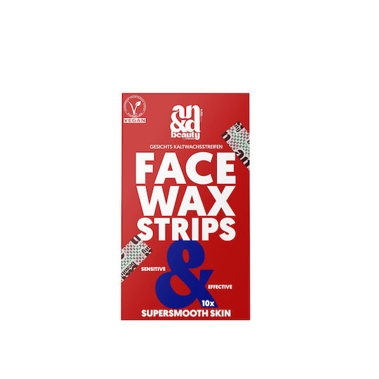 AndBeauty Wax Strips for Face for Sensitive Skin 10pcs