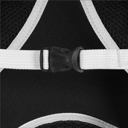 Small-Medium Dog Carrying Bag Backpack Up To 12 Kg Transparent Panoramic Porthole Side Pockets Gray