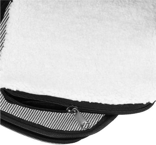 Small Pet Carrier Bag Dog Cat Foldable 24x40x24 Cm Black