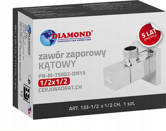 Angle Valve Ceramic Head 1 2x3 8 Square