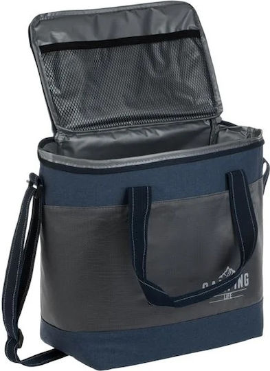 Geantă pentru alimente 15l 28x18x30cm albastru jean antracit