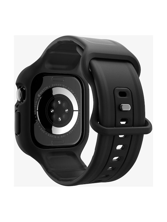 Spigen Vault Pro Θήκη Σιλικόνης σε Μαύρο χρώμα για Apple Watch 42mm