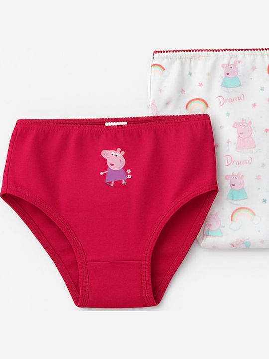 Peppa Pig Комплект детски гащички Многоцветни 3бр