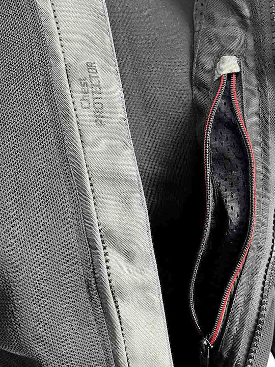 AGVpro Urbanride Καλοκαιρινό Ανδρικό Μπουφάν Μηχανής Black / Khaki