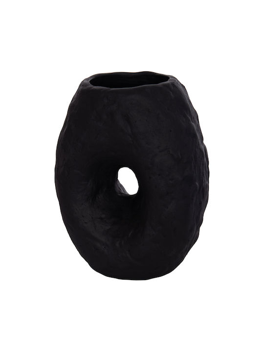 HomeMarkt Decorative Vase Namentis Black 22x13x28cm