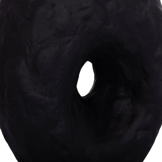 HomeMarkt Διακοσμητικό Βάζο Πήλινο Namentis Μαύρο 22x13xΥ28cm