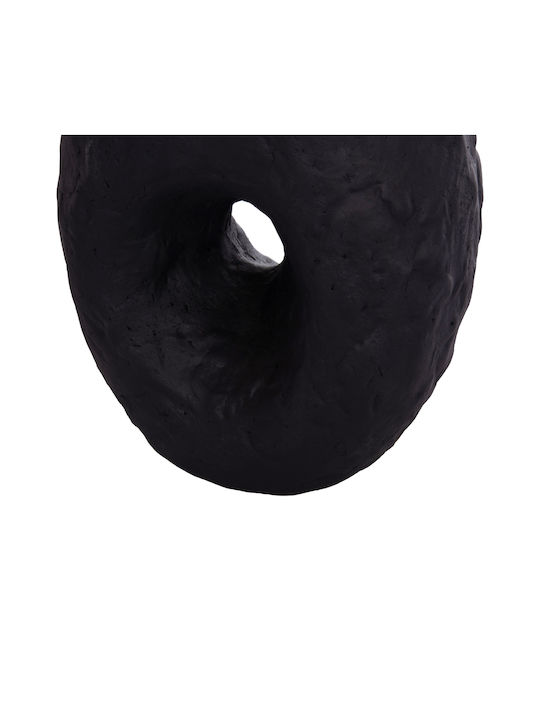 HomeMarkt Decorative Vase Namentis Black 22x13x28cm