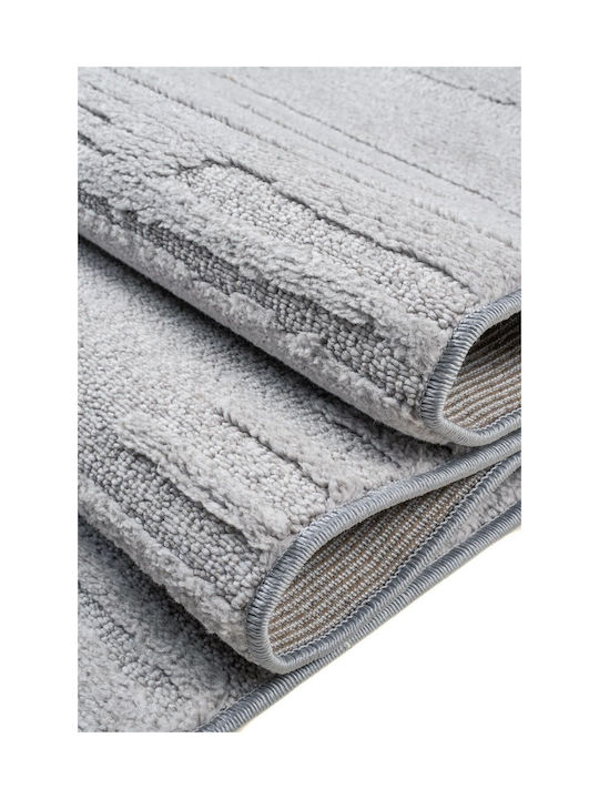 Klonaras Σετ Μοντέρνα Χαλιά Κρεβατοκάμαρας Light Grey KL472617 3τμχ
