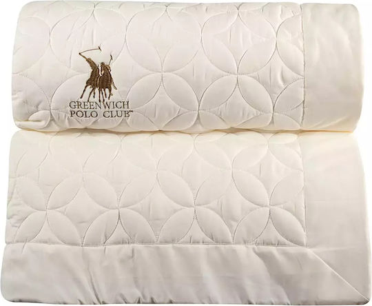 Greenwich Polo Club 2358 Κουβερλί Υπέρδιπλο Microfiber Ecru 240x250cm