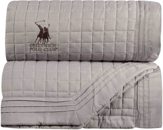 Greenwich Polo Club 2356 Κουβερλί Υπέρδιπλο Microfiber Taupe 240x250cm