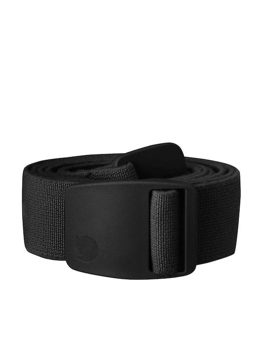 Fjallraven Keb Ανδρική Ζώνη Υφασμάτινη Μαύρη Fjallraven Keb Ανδρική Ζώνη Υφασμάτινη Μαύρη
