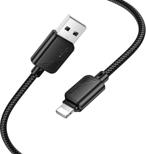 Hoco USB-A to Lightning Cable 18W Black 1m (306293)