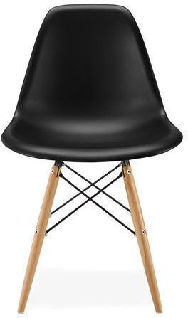 Fiore Kd Dining Room Polypropylene Chair Black 46x53.5x81.5cm