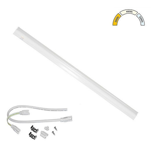 Φωτιστικό Led Slim T5 9w 60cm 3cct 3000-4000-6000k 900lm