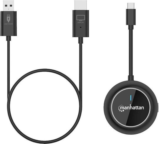 Manhattan HDMI адаптер 1080p безжичен HDMI дисплей комплект за презентации