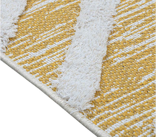Madi Flint Covor Rectangular Galben