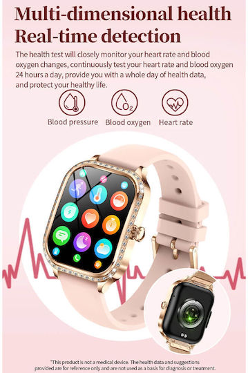 Microwear MK88 Smartwatch με Παλμογράφο (Silver Steel)