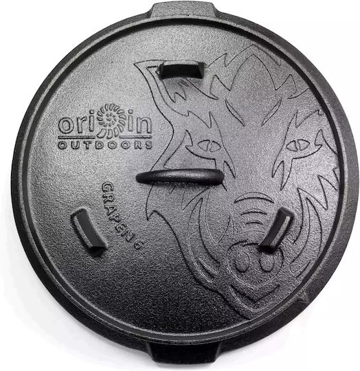 Cast Iron Dutch Oven Origin Outdoors with Legs 6L