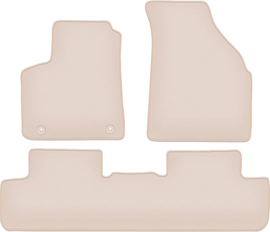 Premium Beige Fußmatten Chevrolet Rezzo Minivan 2000-2011