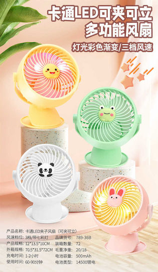 USB Fan 3W Pink 030205_pi