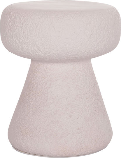 Hocker Für das Wohnzimmer Keramik Interon White 34x34x39cm