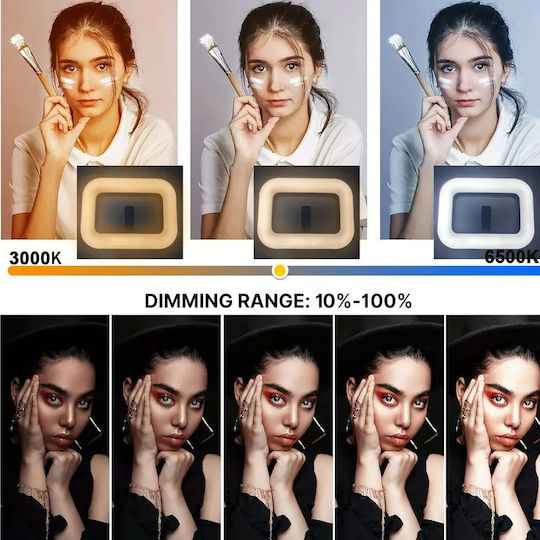 Led Video Light Τηλέφωνα Κάμερες Bi Color Version