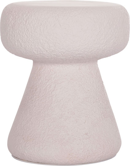Hocker Für das Wohnzimmer Keramik Interon White 34x34x39cm