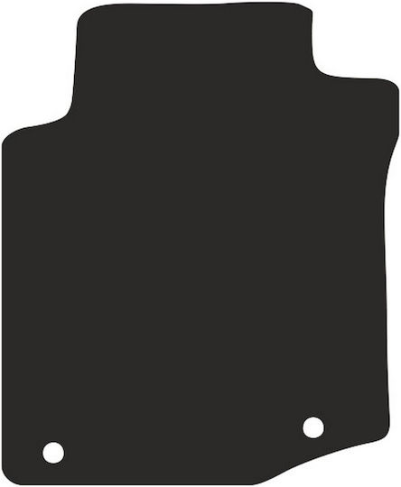 Driver's Floor Mat Made Polyamide Peugeot 107 Hatchback 2005-2014 Rubberized Driver's Mat