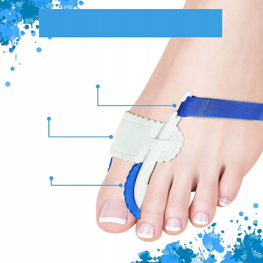 Set 4 Orthopedic Toe Separators Purava από Σιλικόνη για το Κότσι