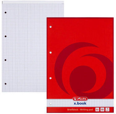 Herlitz Μπλοκ Σημειώσεων Α4 100 Φύλλων Καρέ με Λουκέτο (Διάφορα Σχέδια)