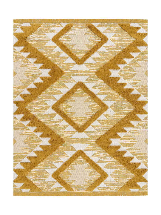 Madi Tribe Rug Rectangular Yellow