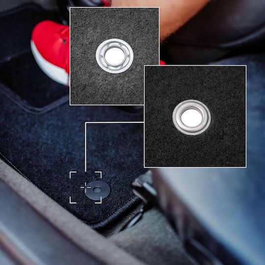 Black Driver Mat Jaguar S-type X204 Sedan 2002-2008