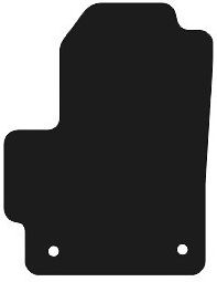 Nylon Driver Car Mat Chevrolet Matiz Hatchback 2004-2009 Rubberized Driver Mat