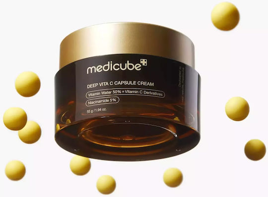 Medicube Deep Vita C Capsule Cremă Hidratantă de Față cu Vitamina C și Niacinamidă 55gr