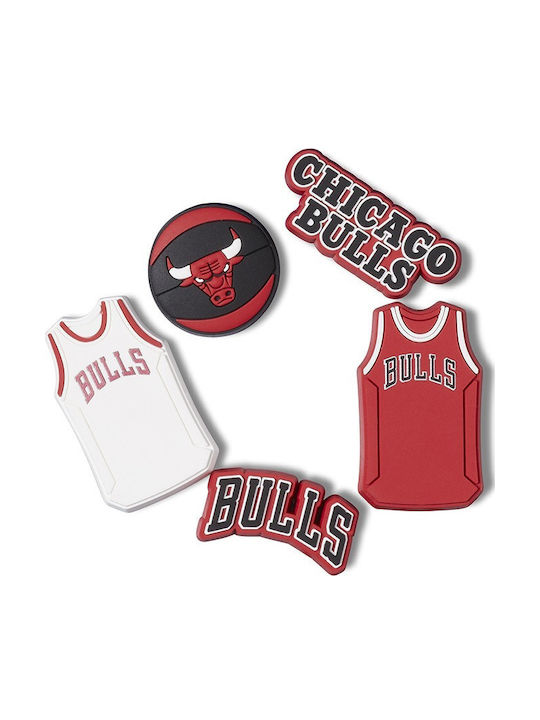Crocs Джибитс Декорация За Обувки NBA Бяла