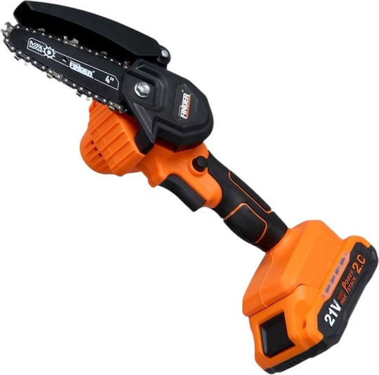 Finder Battery Chainsaw 2x2Ah 21V with Blade 10.16cm