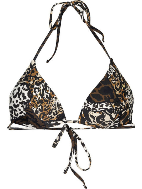 Bikini Τριγωνάκι με Ενίσχυση Animal Print