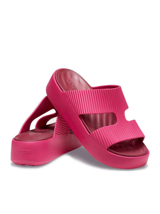 Crocs Getaway Groove Σαγιονάρες σε στυλ Πέδιλα Φούξια