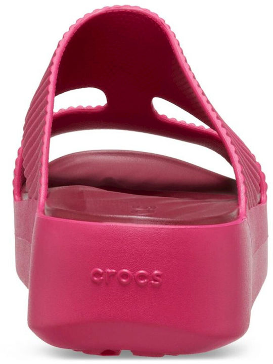 Getaway Groove Flip Flops In Sandal Style With Platform In Fuchsia Colour